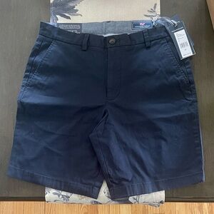 Vineyard Vines Dark Blue Men's Flat Front Shorts